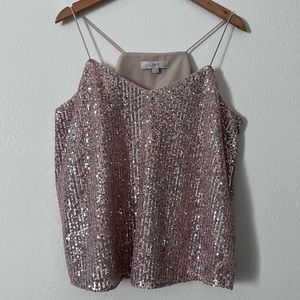 New Loft Sequin Top Size LP